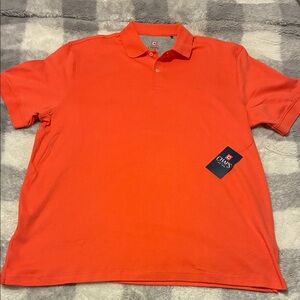 Mens Chaps Salmon Polo